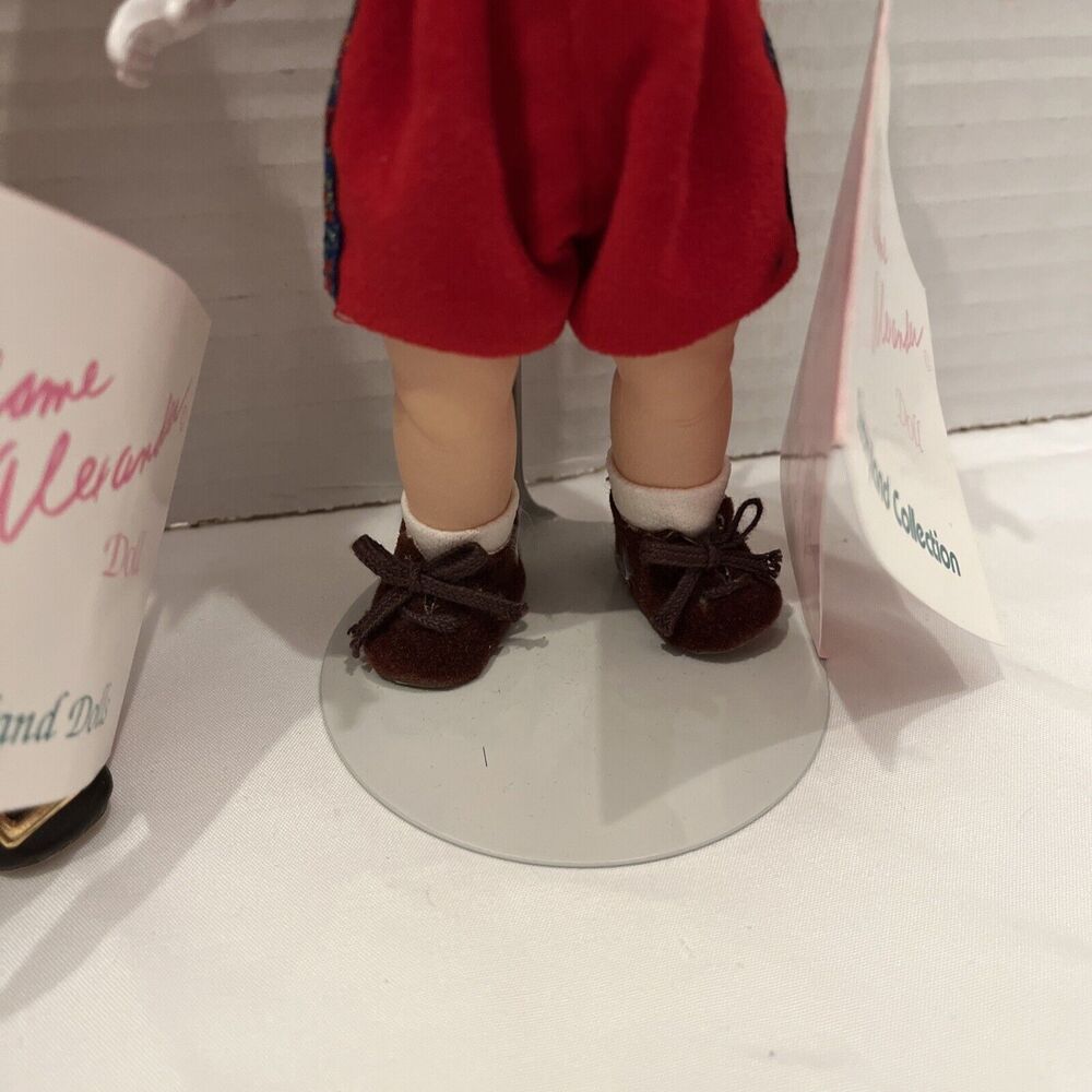 Madame Alexander Dolls 8" Geppetto & Pinocchio In Boxes- Hand Tags- Stands - Picture 5 of 13